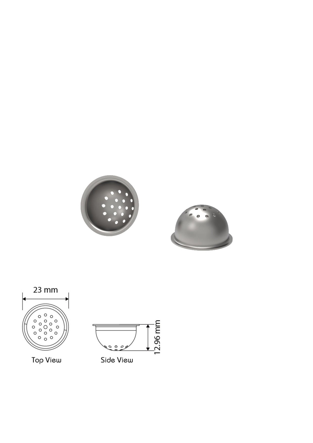 Edelstahlsieb (2er-Pack)